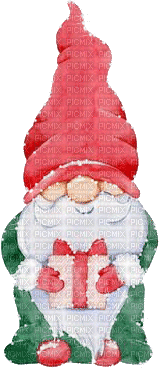 soave christmas winter animated deco gnome - Gratis animeret GIF