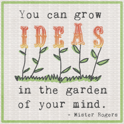 Idea Garden Mind wordart - gratis png