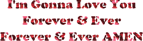 Forever & Ever AMEN Text - Gratis animeret GIF