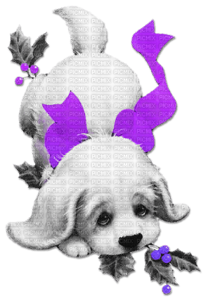 soave christmas winter dog animals - 免费PNG