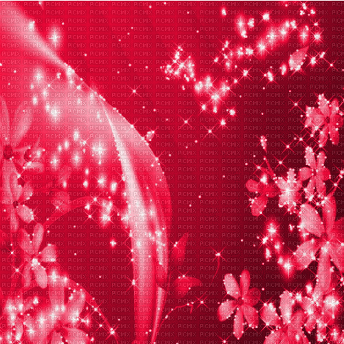 JE / texture.glitter.flowers.red.idca - Gratis animeret GIF