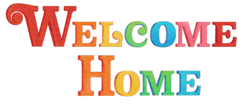 Welcome home - Logo☘️Paprika - png gratuito