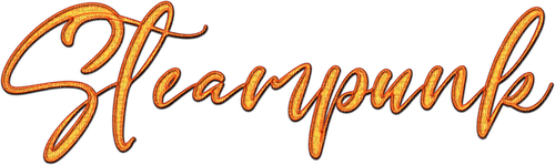 ♡§m3§♡ font words steampunk orange text - PNG gratuit