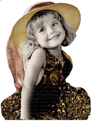 girl-child with hat-minou52 - darmowe png
