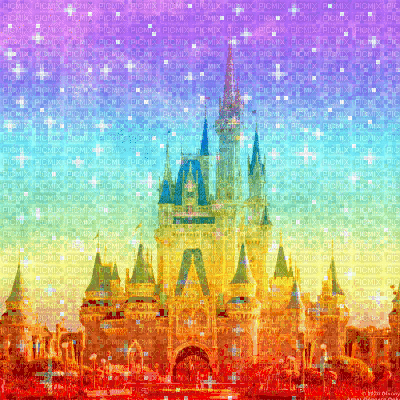 Rainbow Disney Castle