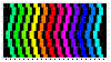 rainbow stamp - GIF animado grátis