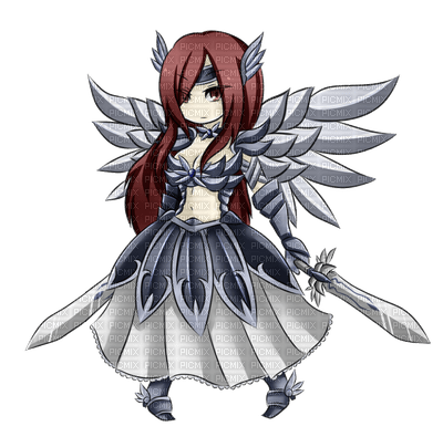 Erza Scarlet laurachan fairy tail - безплатен png