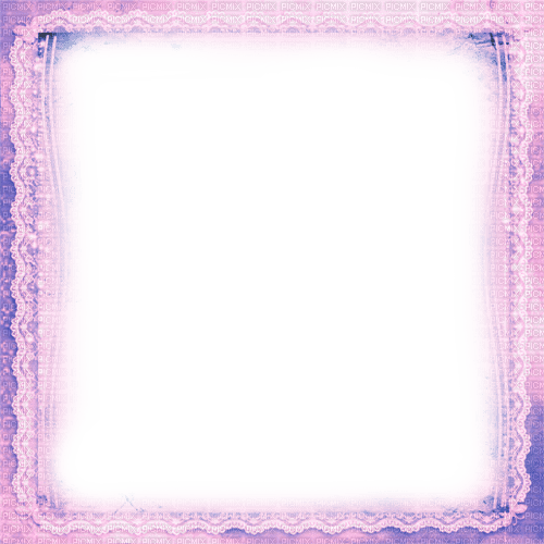 Pink/Purple Lace Frame - By KittyKatLuv65 - gratis png