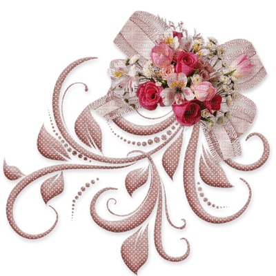 Kaz_Creations Deco Flowers Ribbons Bows  Colours - 免费PNG