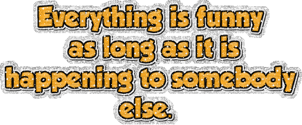 everything is funny yellow glitter quote sparkly - Free animated GIF