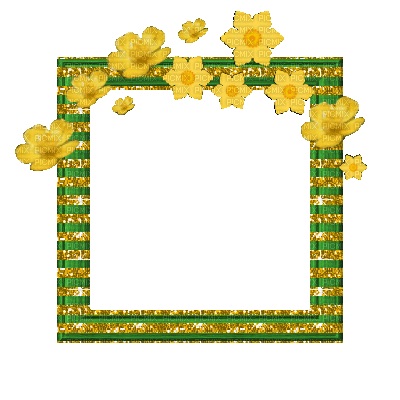 Small Green/Yellow Frame - Ingyenes animált GIF