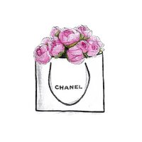 Chanel Bag Flower - Bogusia - gratis png