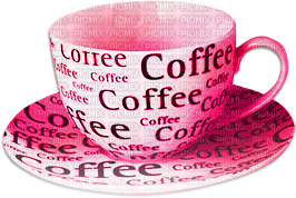 soave deco cup coffee pink - gratis png