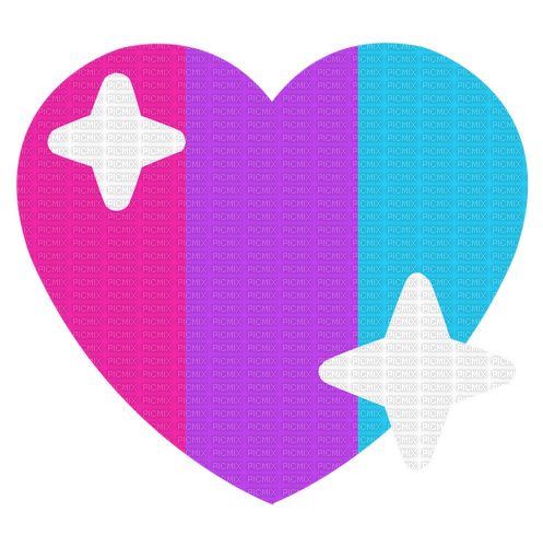 Androgyne heart emoji - png grátis