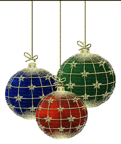 gala Christmas balls - Bezmaksas animēts GIF