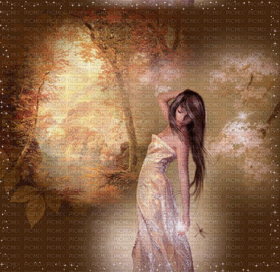 autumn fairy laurachan - Darmowy animowany GIF