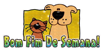 Bom Fim de Semana - Darmowy animowany GIF