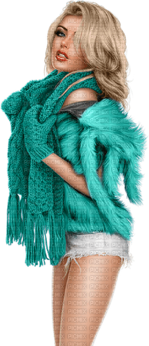 kikkapink woman fashion winter - PNG gratuit