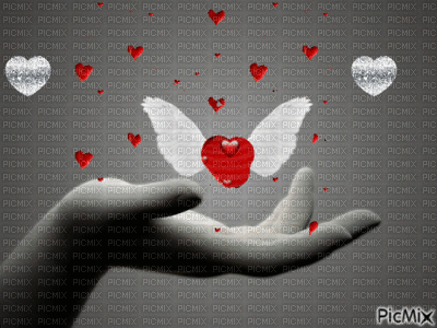 love in word - Free animated GIF
