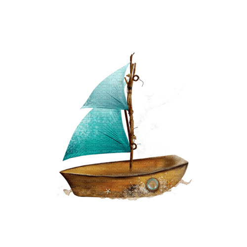 deco boat scrap - zdarma png
