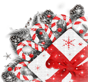 soave deco christmas winter corner cane candy - 免费PNG