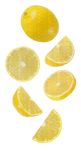 kikkapink lemon fruit deco png - ingyenes png