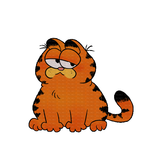80s Garfield (Art by Me!) - GIF animado grátis