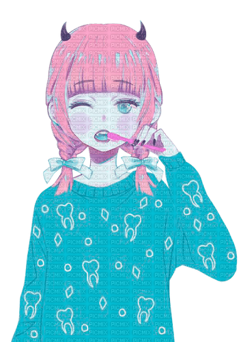 ✶ Anime Girl {by Merishy} ✶ - Free PNG