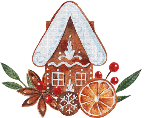 Gingerbread House - бесплатно png