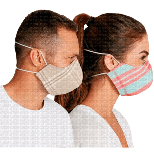 MMarcia casal mascara - zdarma png