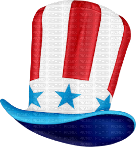 Kathleen Reynolds 4th July American USA Hat - Free PNG
