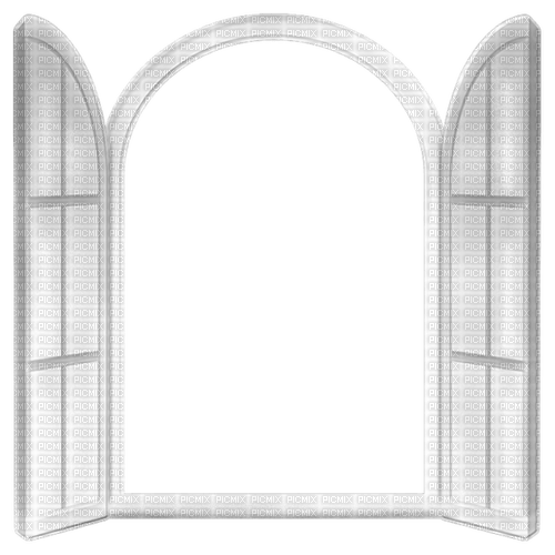 kikkapink white vintage window deco - png grátis