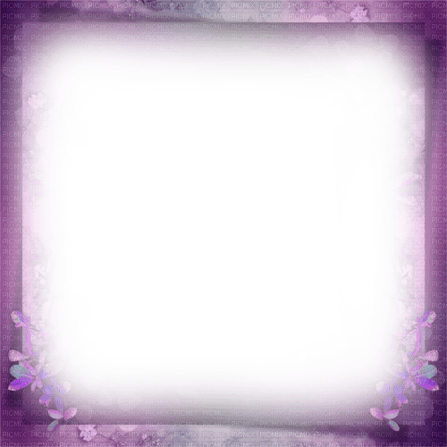 Frame.Leaves.Purple - KittyKatLuv65 - ücretsiz png