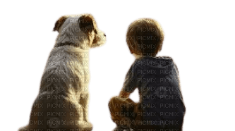 Hund und Kind - png grátis