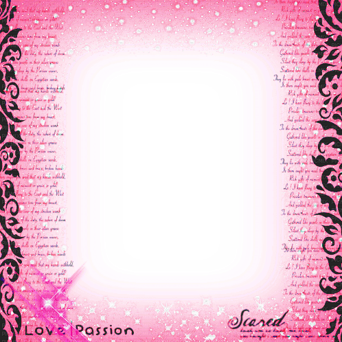 Frame.Sparkles.Text.Pink - δωρεάν png