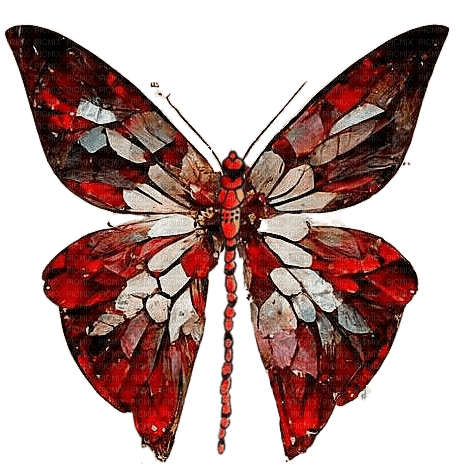 Butterfly.Deco.Red.Victoriabeaa - δωρεάν png
