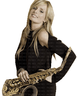 saxophoniste - png ฟรี
