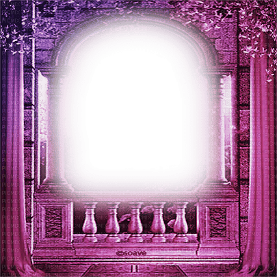 soave frame gothic  terrace purple - PNG gratuit