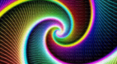 Colored Laser Wormhole - GIF animado gratis