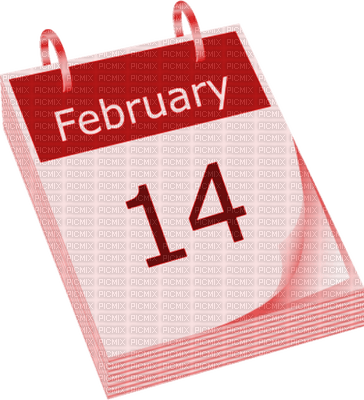february 14 calendar - ilmainen png