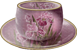 Cup with saucer - Free animated GIF