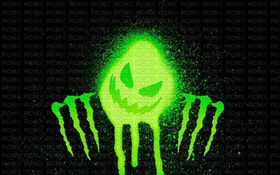 Fond Radiation monster vert et noir ( Fantôme ) - PNG gratuit