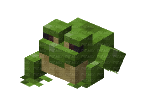 minecraft frog - GIF เคลื่อนไหวฟรี