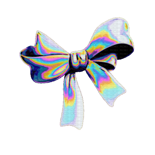 iridescent bow - Δωρεάν κινούμενο GIF