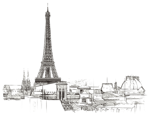 Paris.Tour Eiffel.Vector png.Victoriabea - kostenlos png