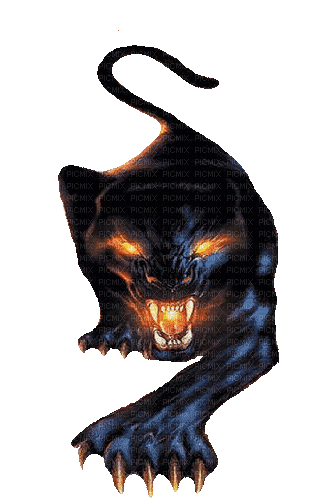 Panther - GIF animado grátis