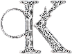 Tube lettre-K- - GIF animé gratuit