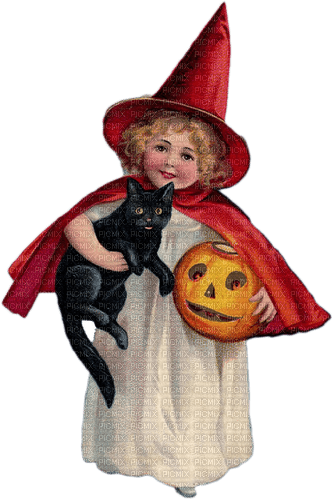 Kaz_Creations Halloween-Witch-Vintage - PNG gratuit
