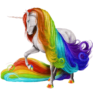 rainbow unicorn - gratis png