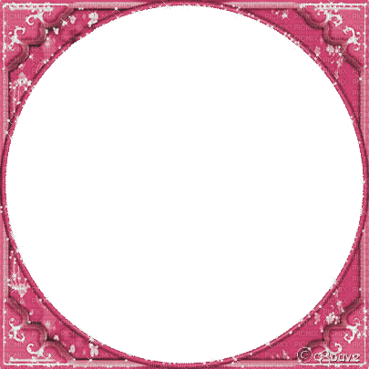 soave frame circle animated vintage corner pink - Gratis geanimeerde GIF